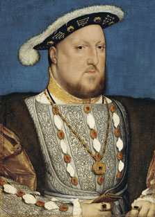 Portrait of Henry VIII of England, Hans Holbein , the Younger