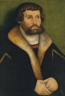 Portrait of a bearded Man, Hans Cranach 