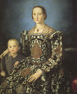 Retrato de Leonor de Toledo con su hijo Giovanni