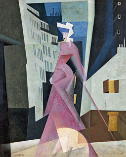 Lyonel Feininger. La dama de malva, 1922. Museo Thyssen-Bornemisza, Madrid