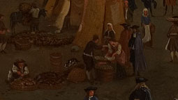 Fig. 5. Detalle de un puesto al inicio de la hilera de tenderetes