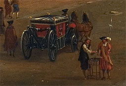 Fig. 6. Detalle del aguador en el lateral izquierdo de la pintura